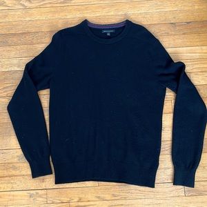 Banana Republic Black Sweater Merino Wool
